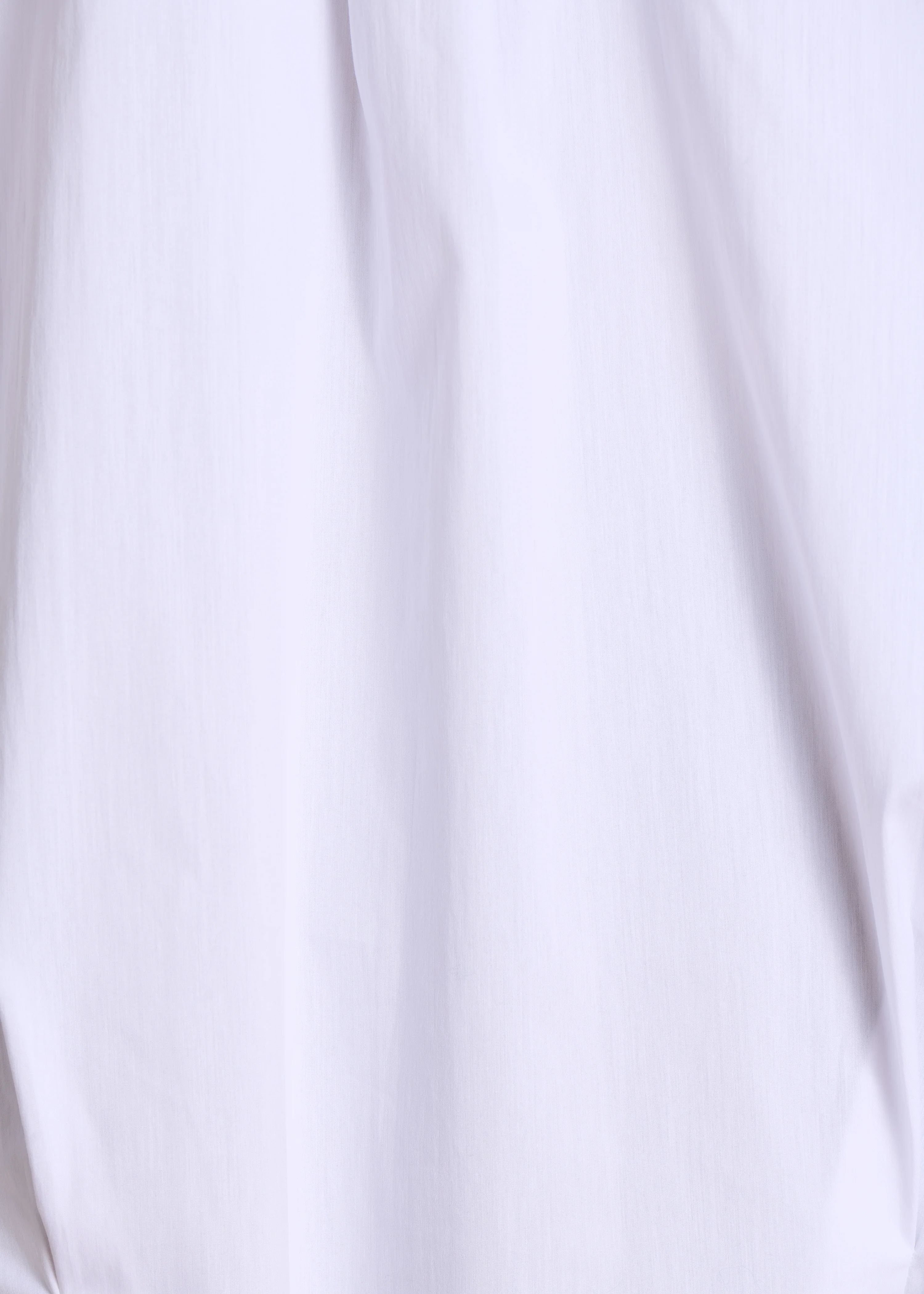 Blouse blanche ample en popeline de coton - Image 4