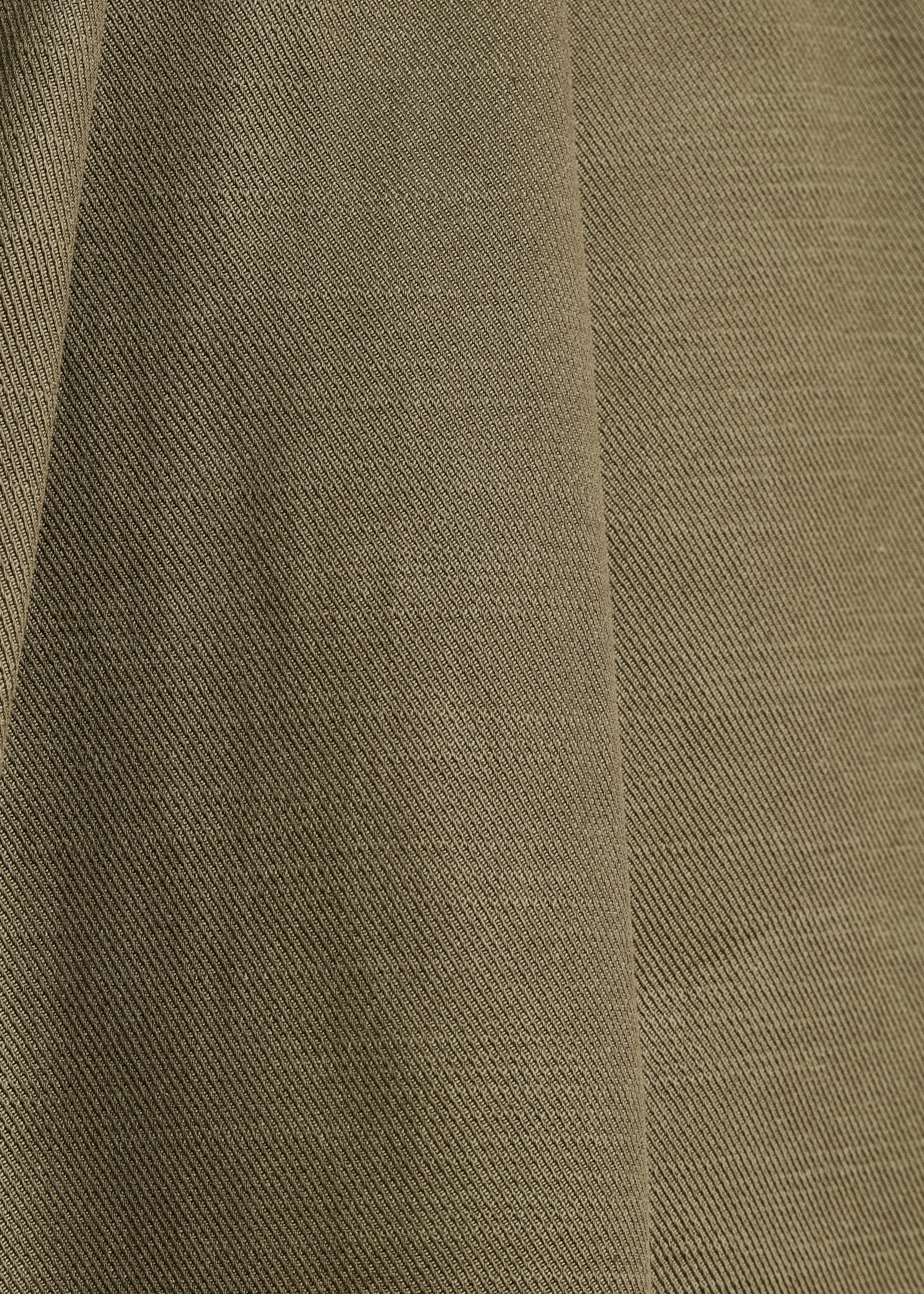 Chemise fluide kaki manches courtes - Image 4