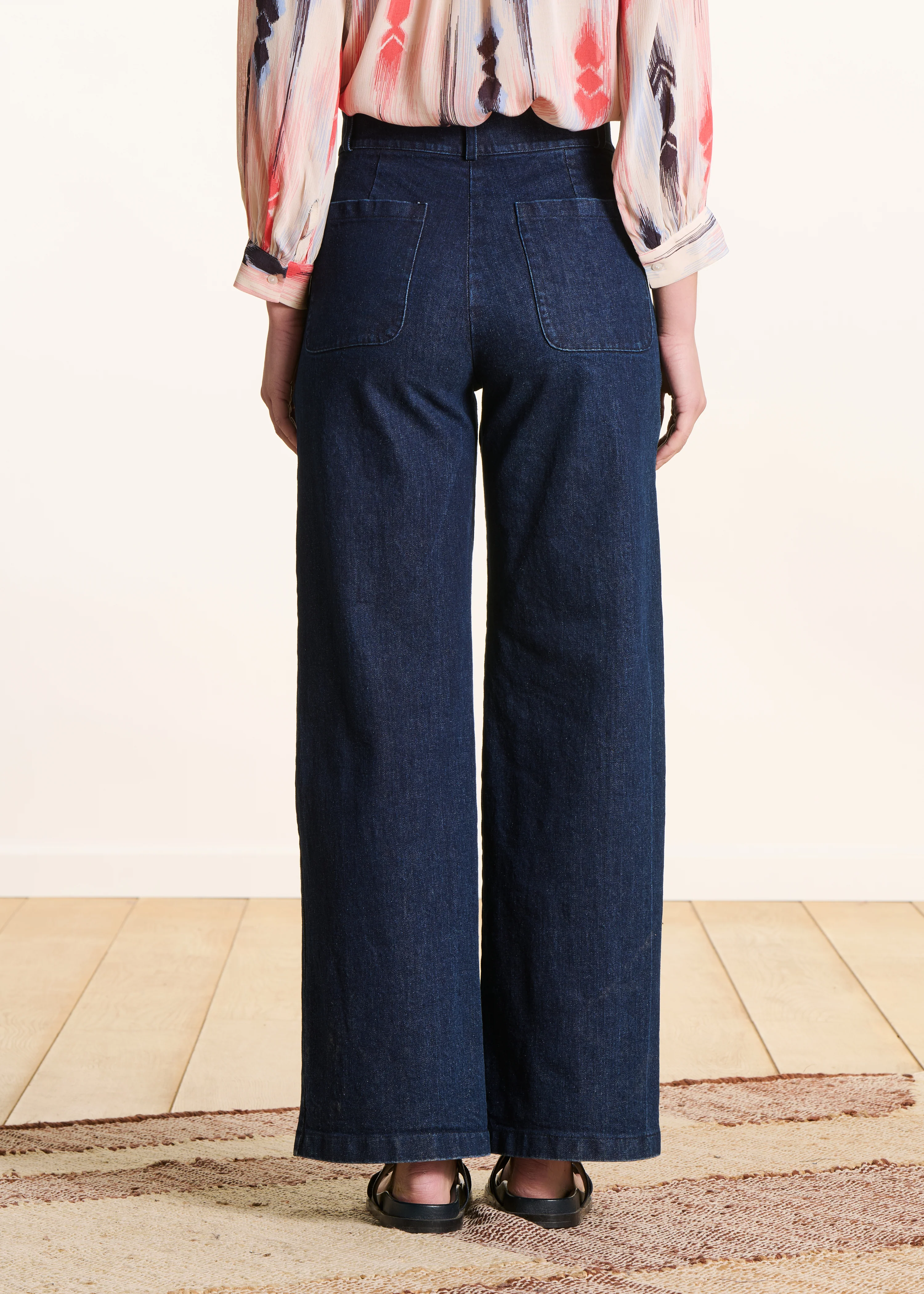 Jean large brut taille haute - Image 3