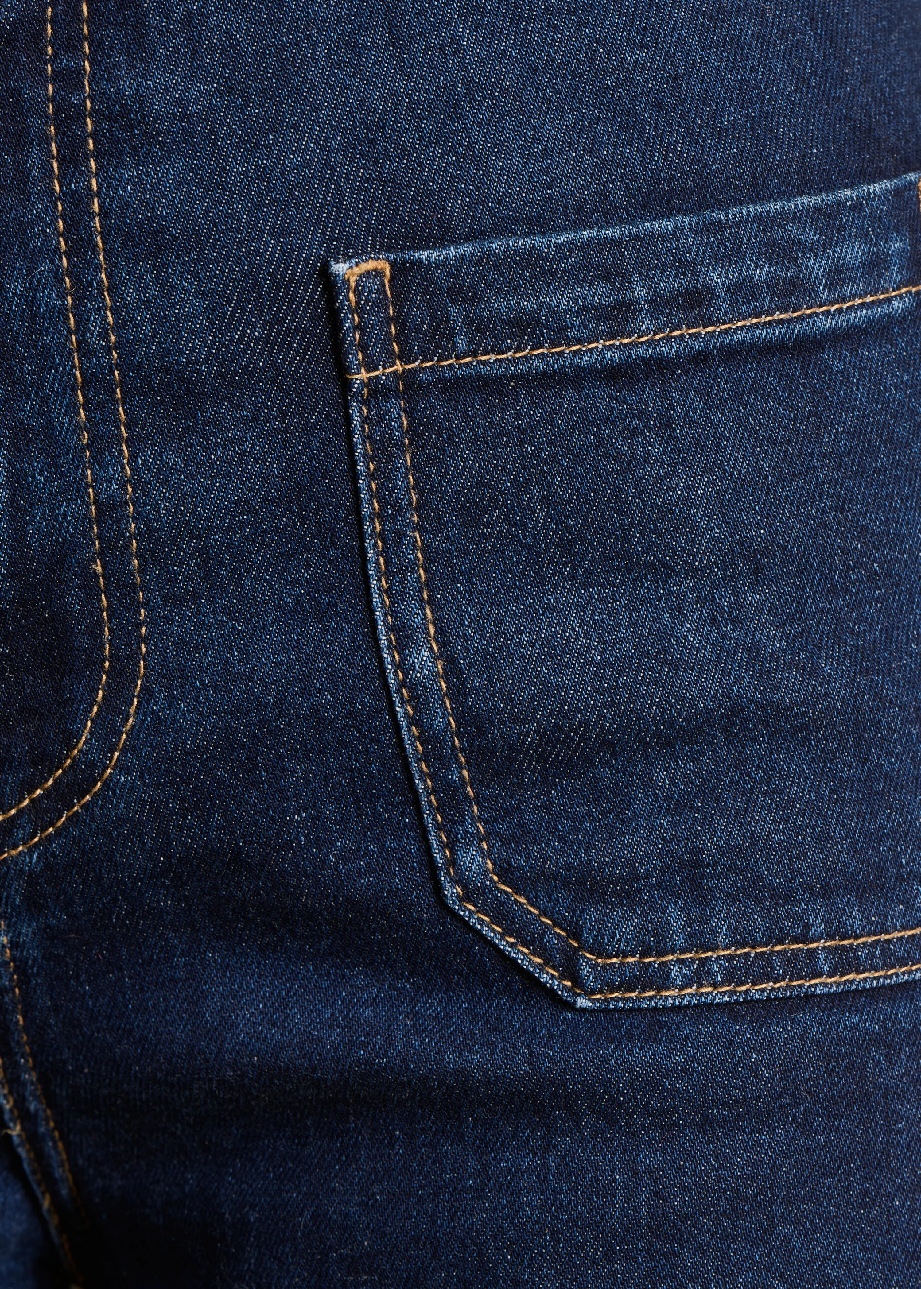 Jean flare brut taille haute en coton biologique - Image 4