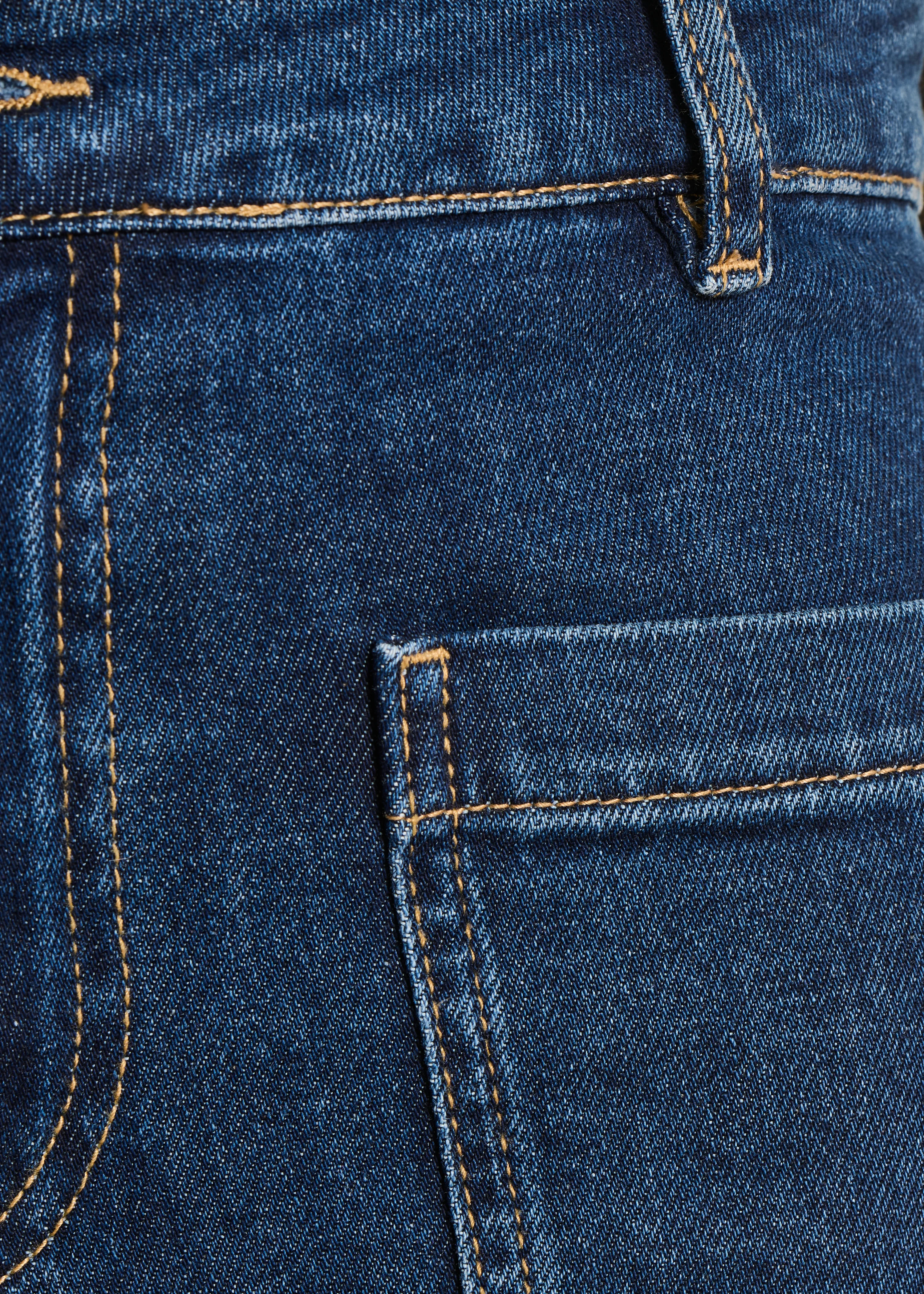 Jean flare taille haute en coton biologique - Image 4