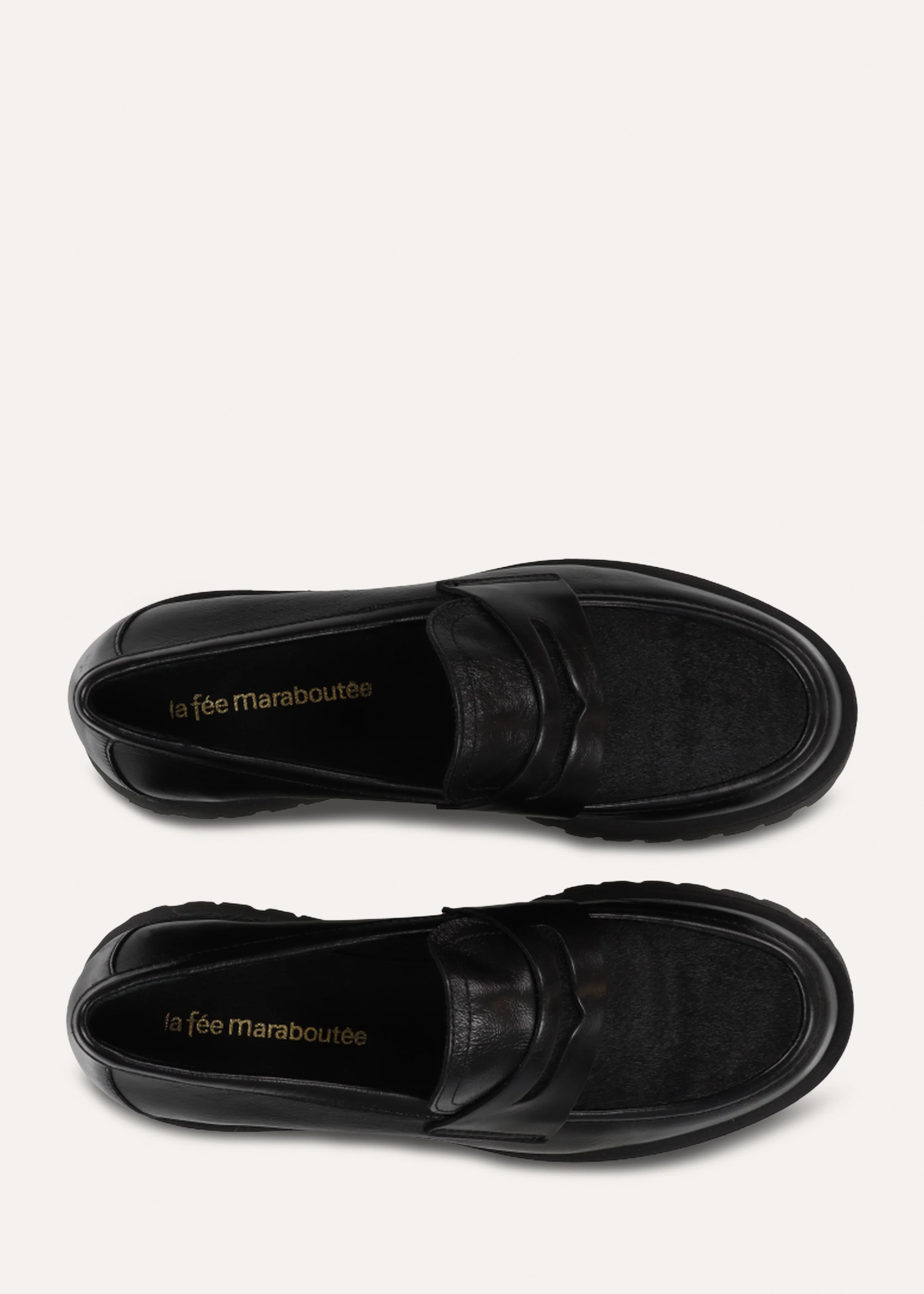 Mocassins noirs en cuir - Image 3