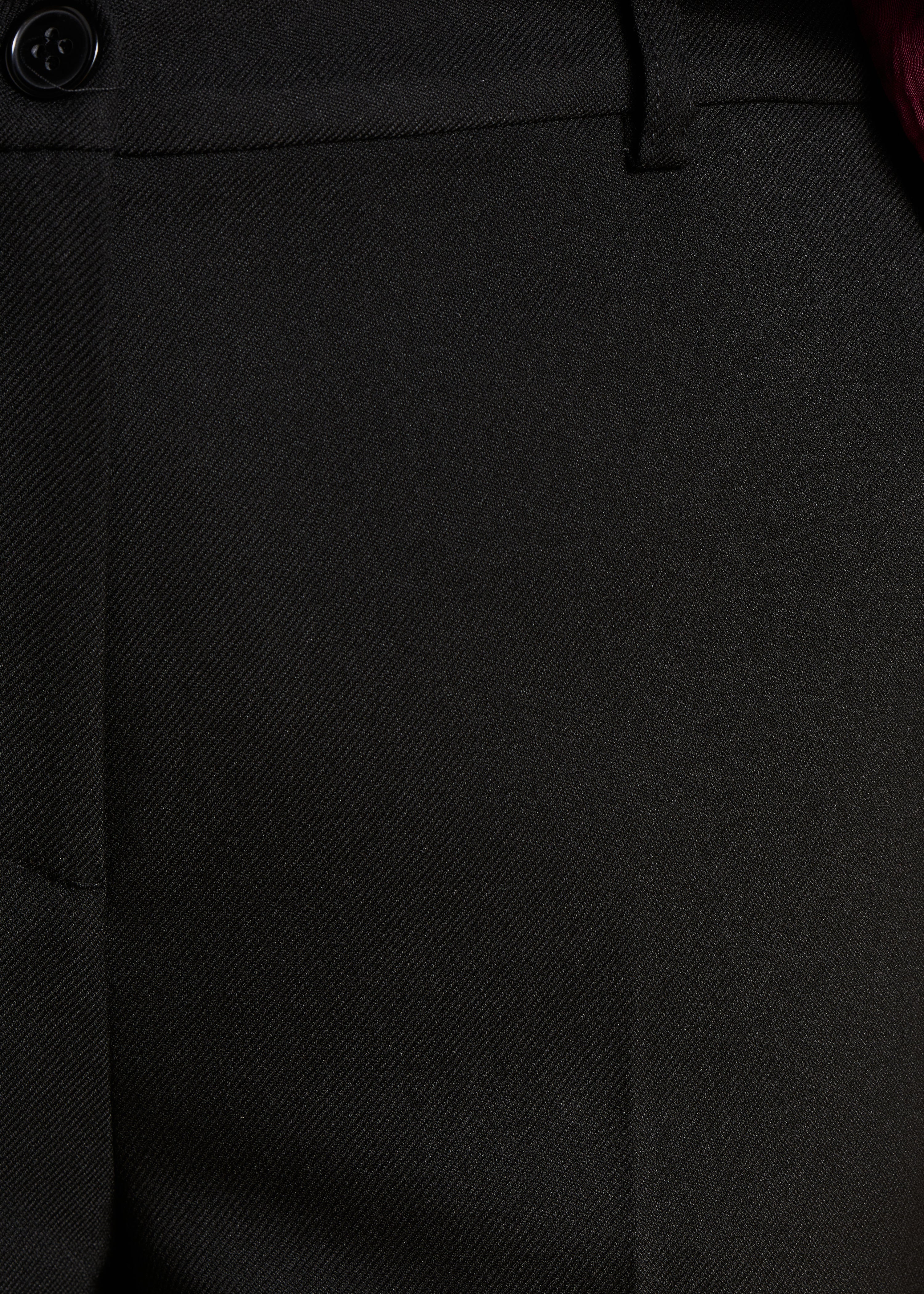 Pantalon cigarette 7/8ème noir - Image 4