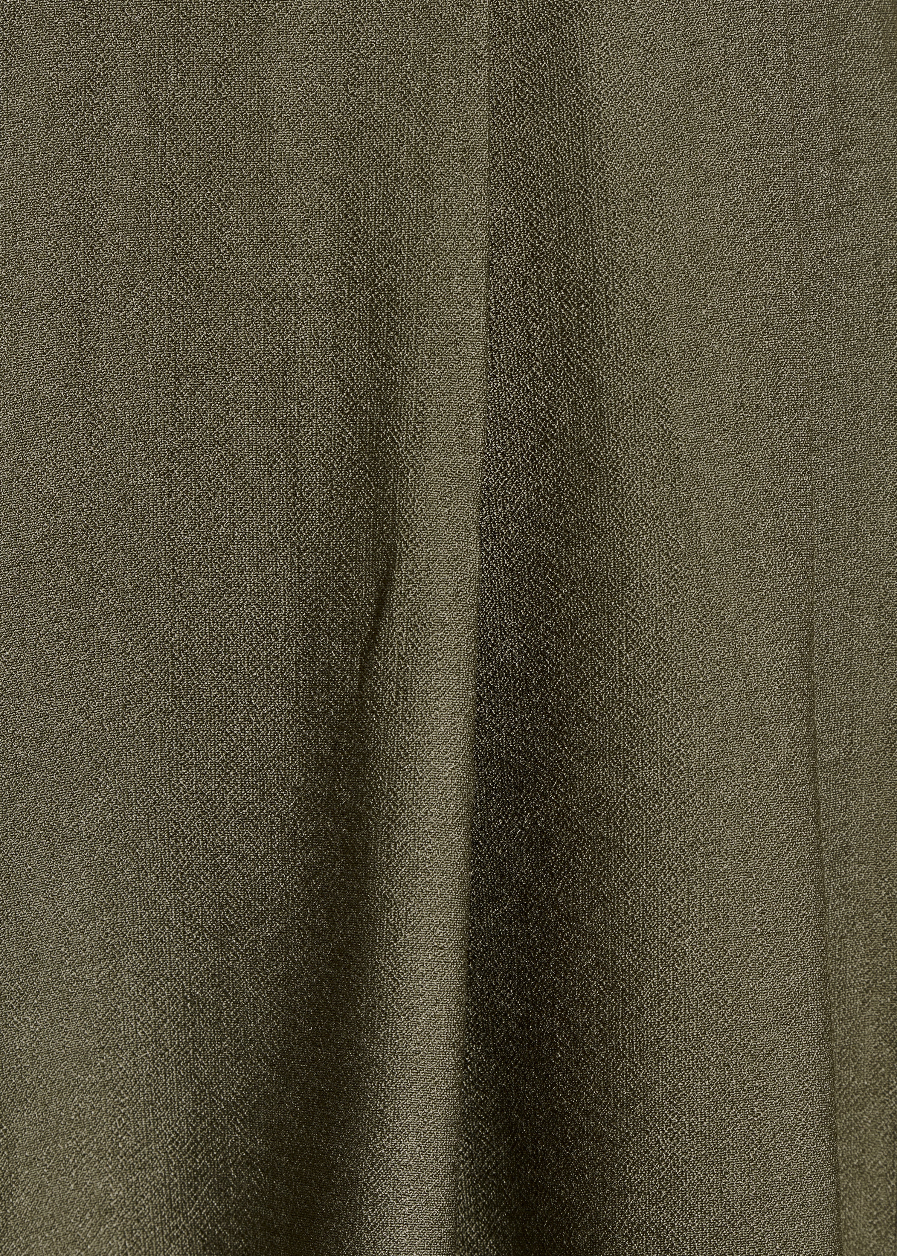 Pantalon kaki long taille haute élastiquée - Image 4
