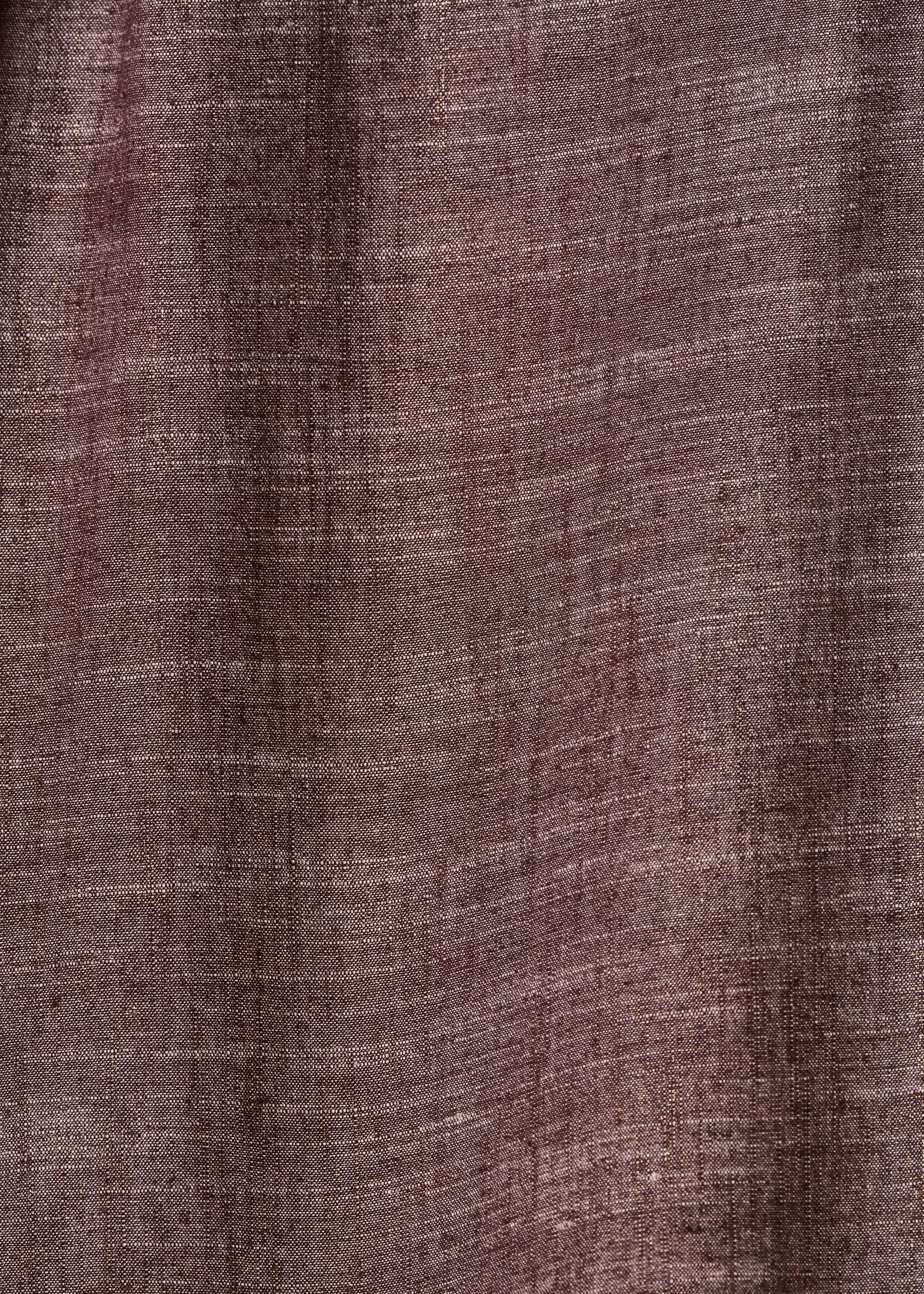 Pantalon marron irisé large 7/8ème - Image 4