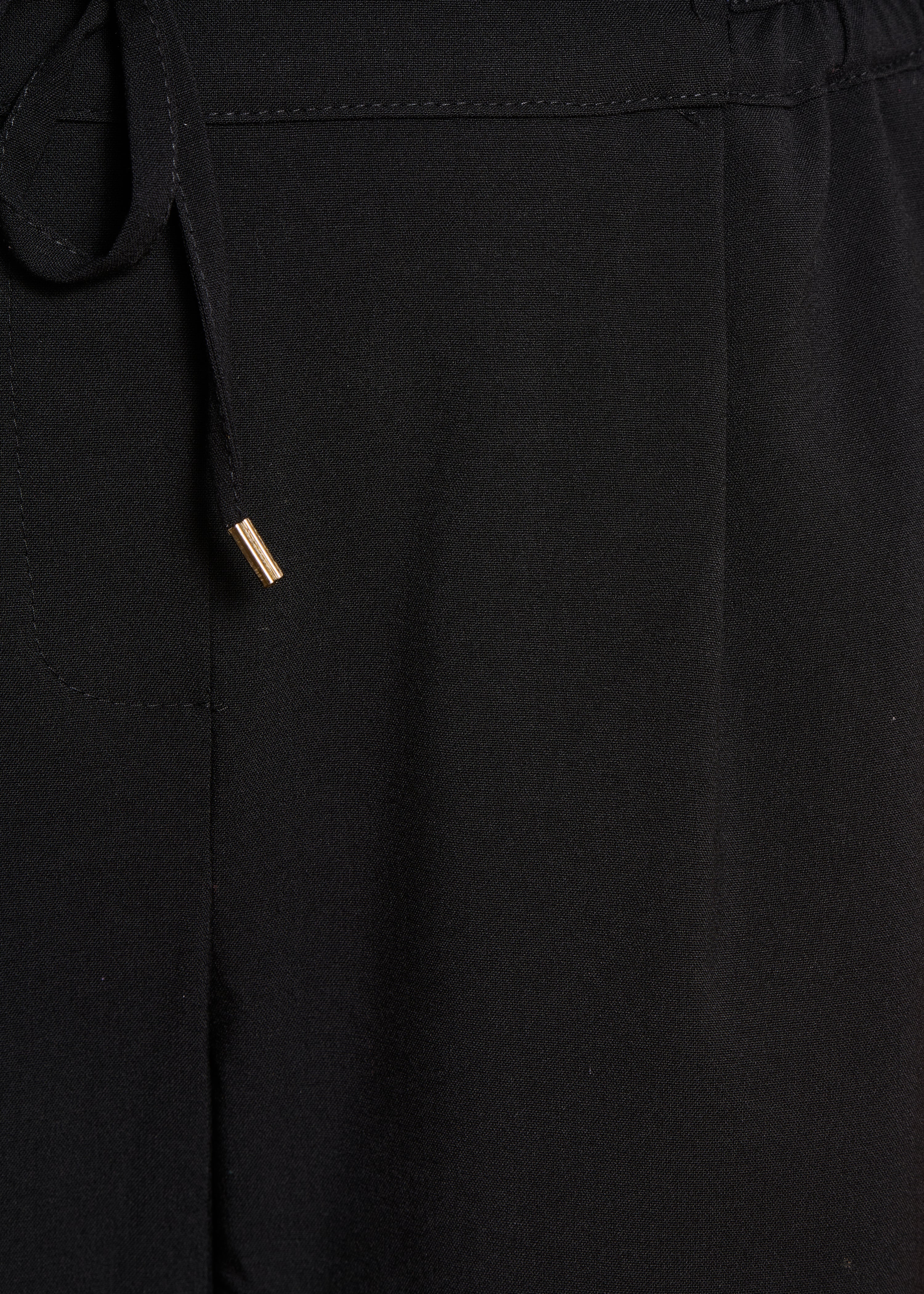 Pantalon noir coupe carotte - Image 4