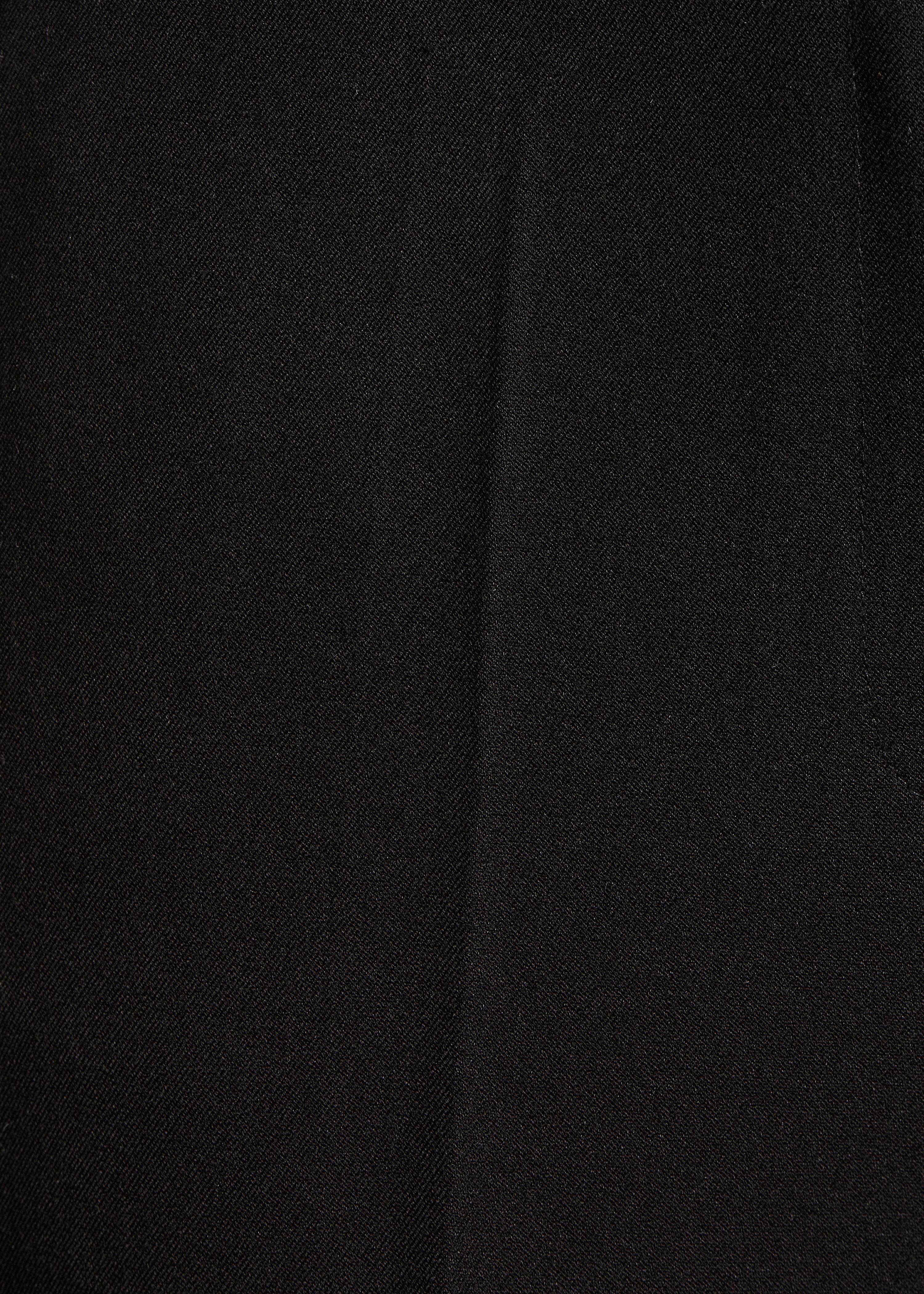 Pantalon uni noir droit - Image 4