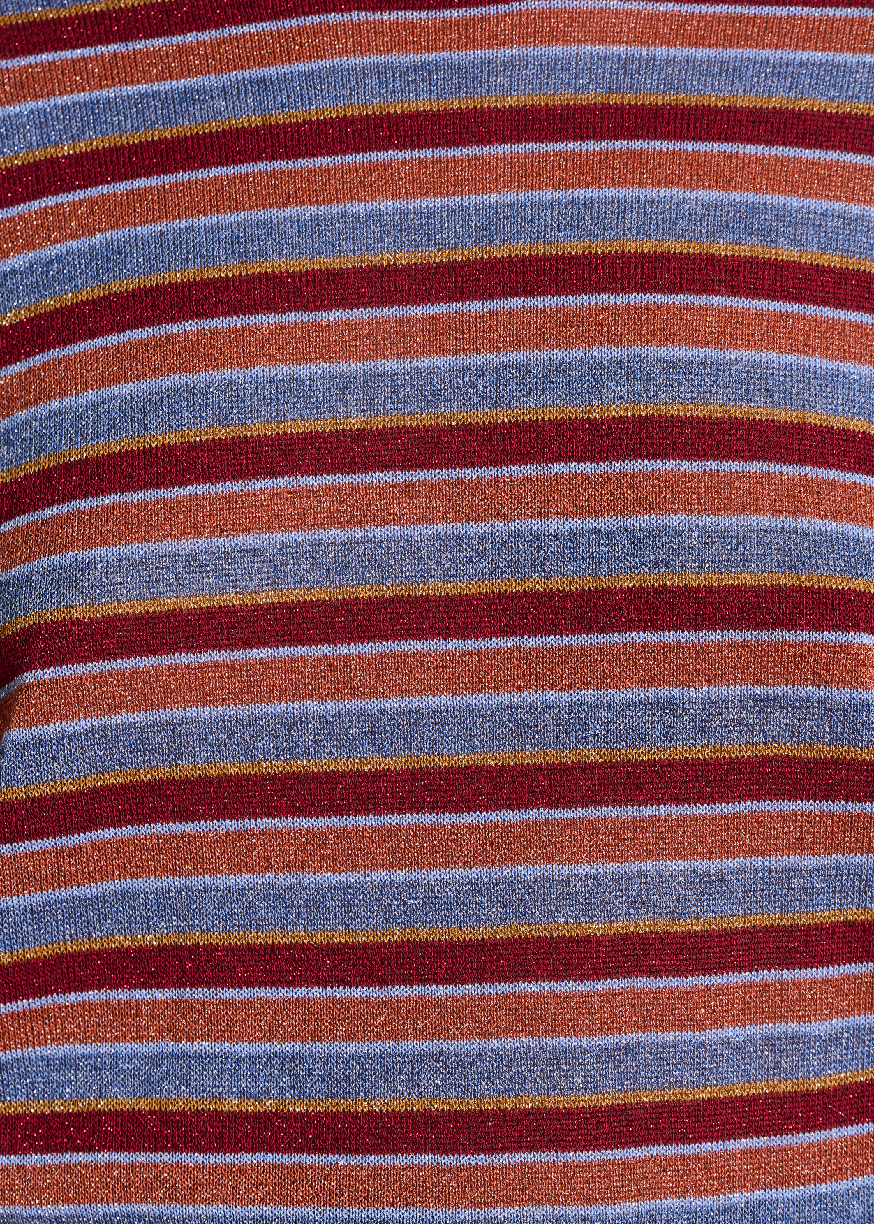 Pull en maille irisée à rayures multicolores - Image 4