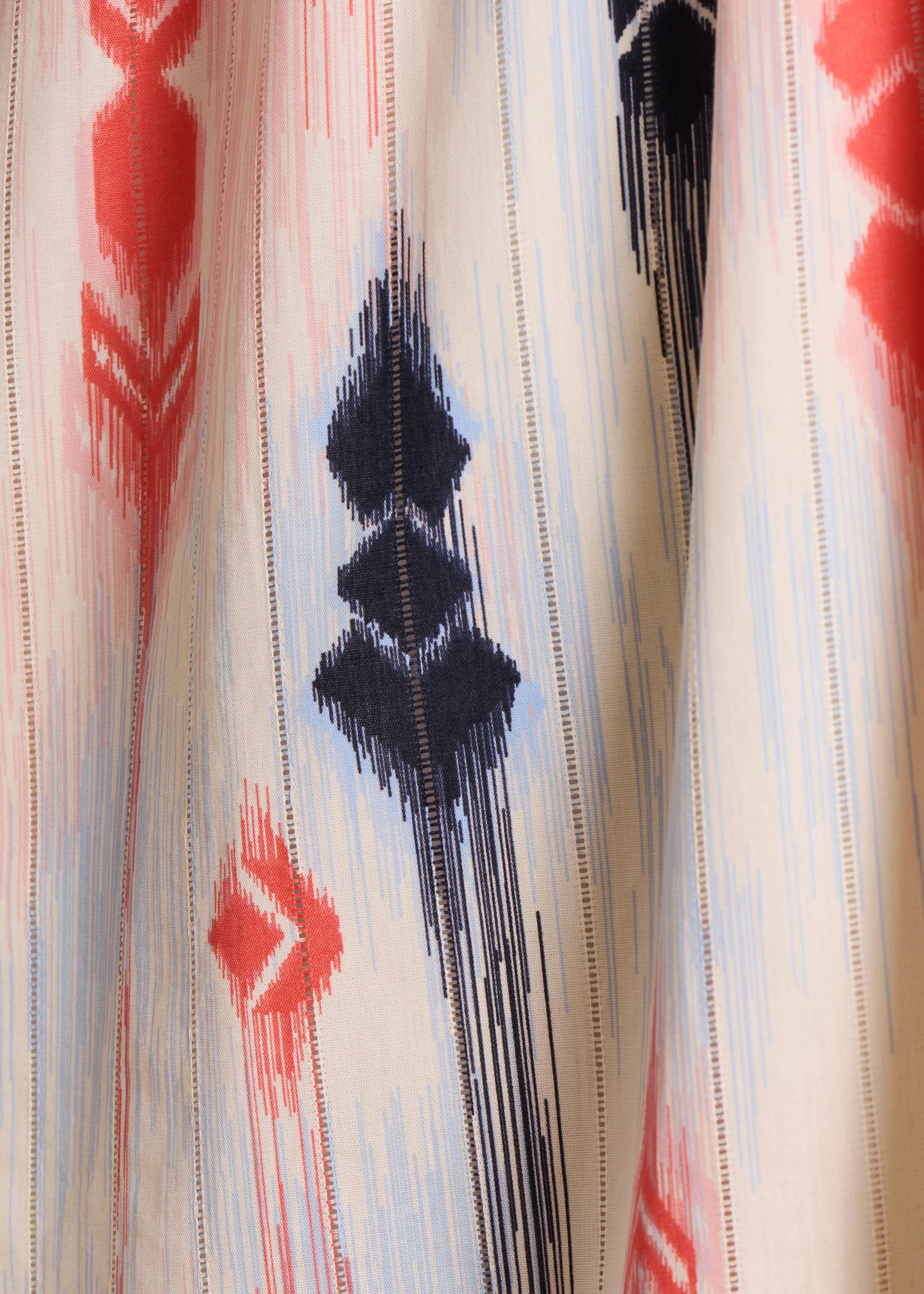 Robe longue à imprimé rose et bleu - Image 5