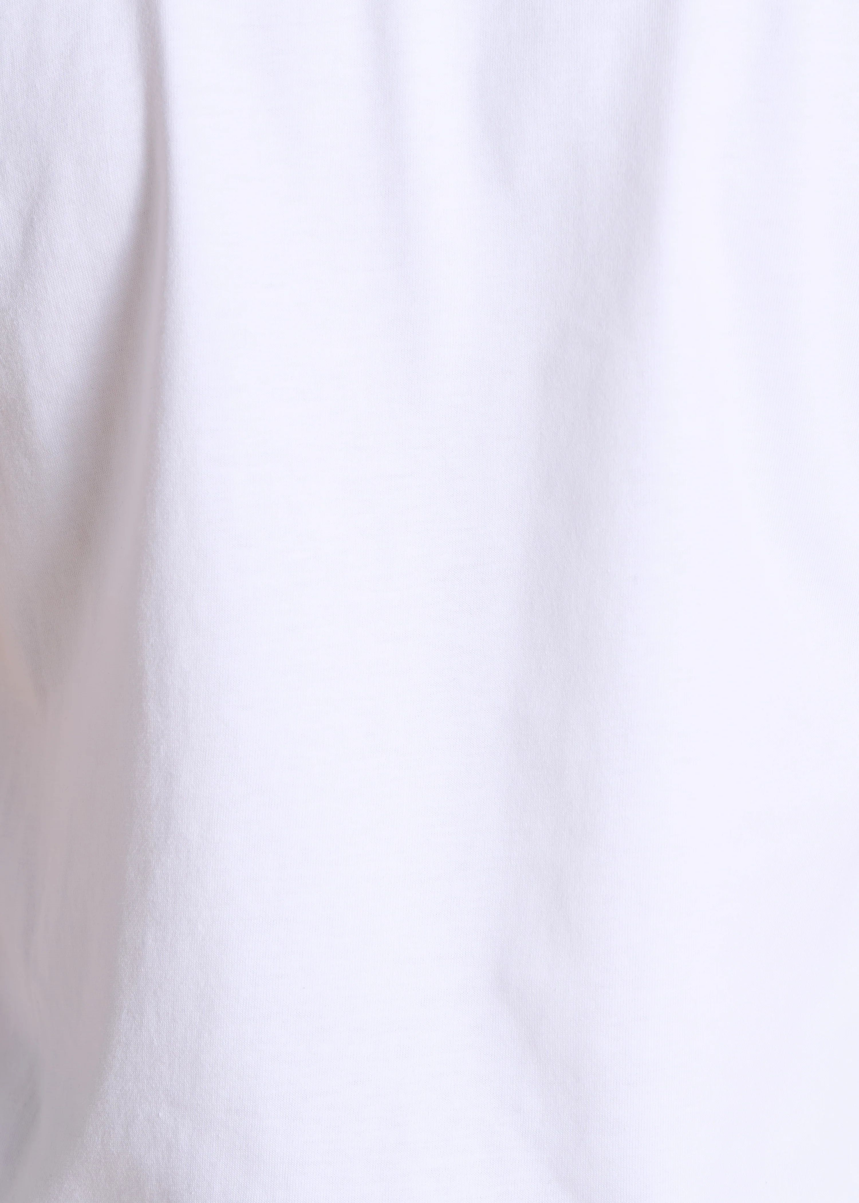 T-shirt ample blanc à message en coton biologique - Image 4