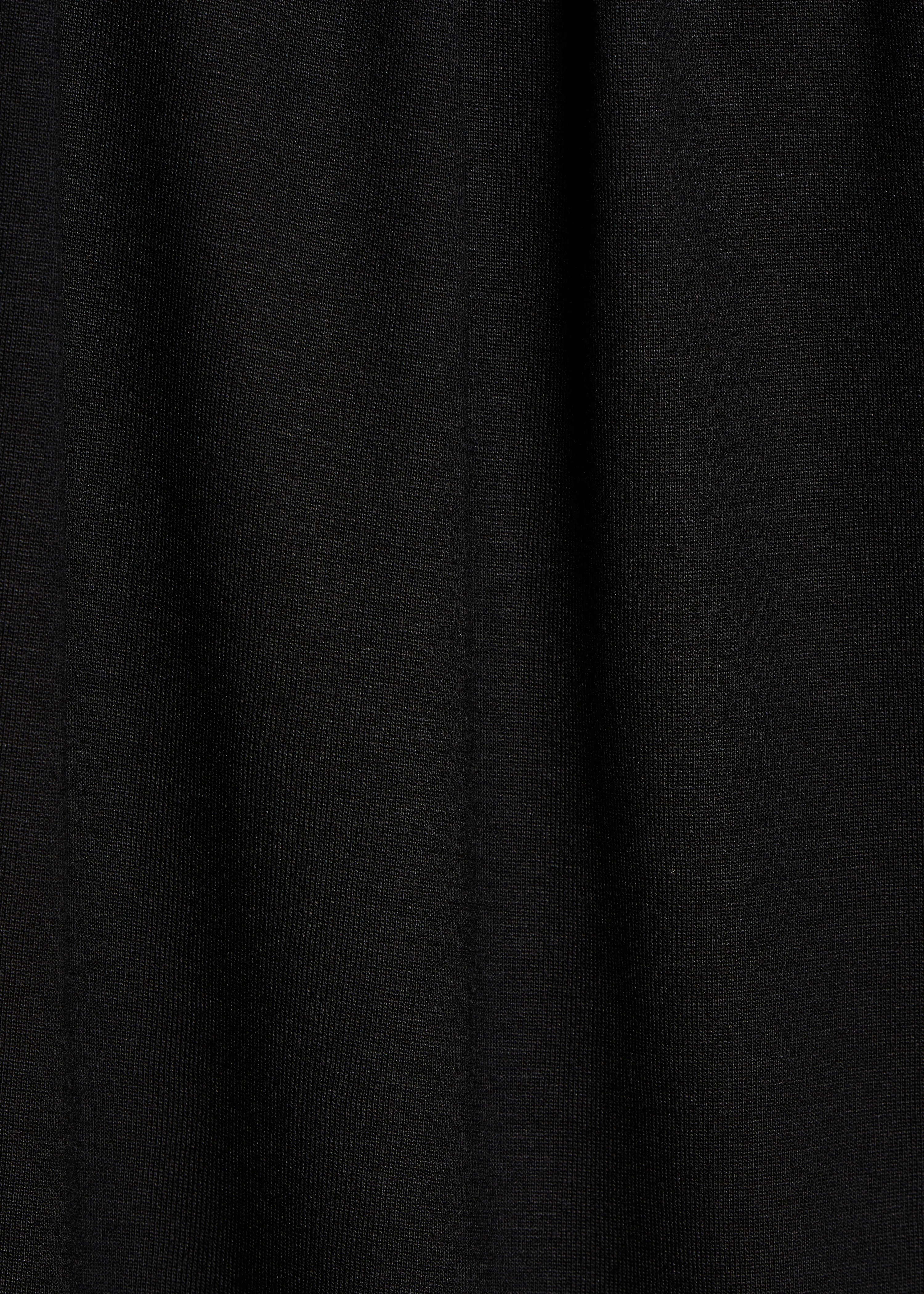 T-shirt ample noir manches courtes - Image 4