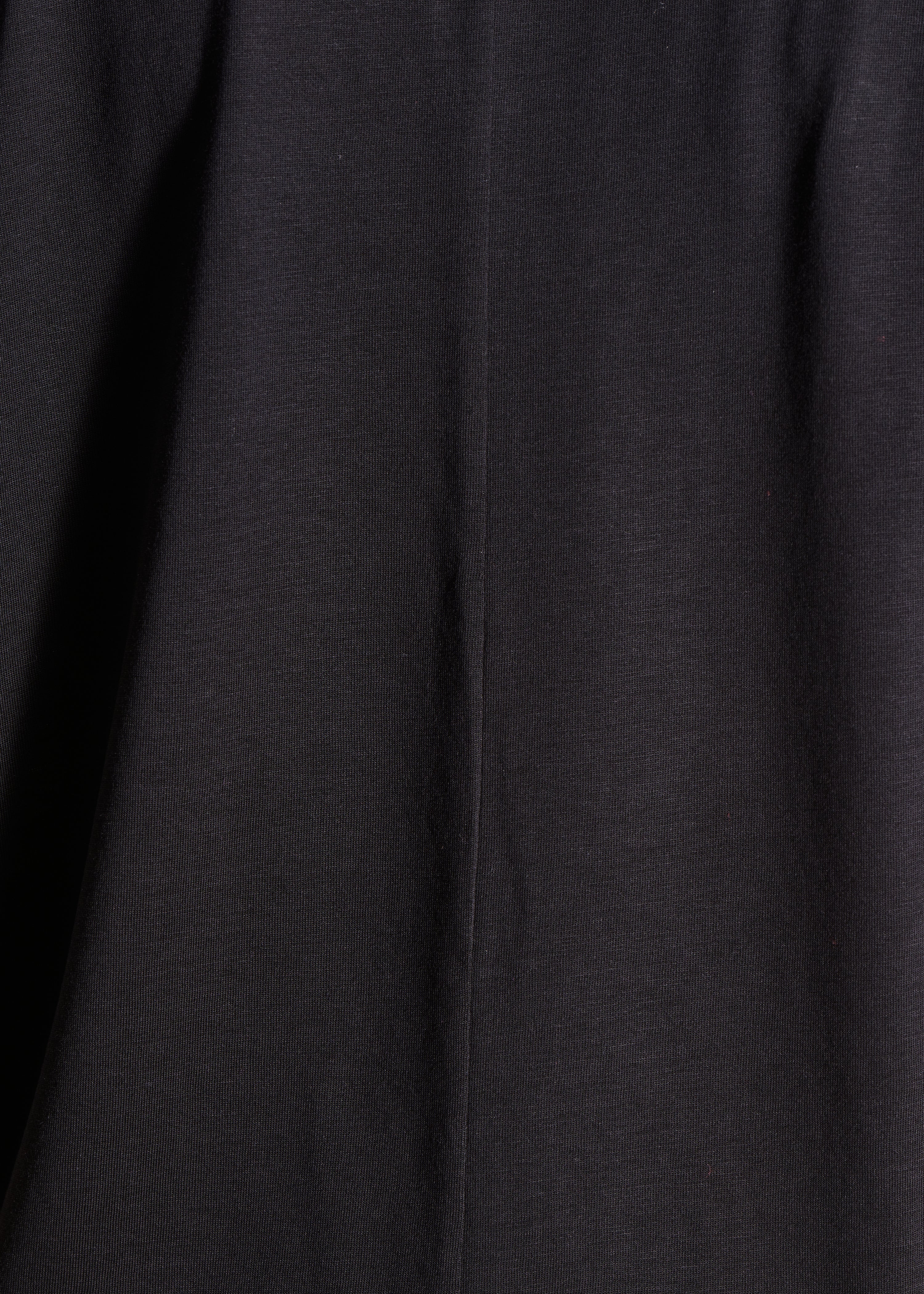 T-shirt blousant noir en lyocell manches courtes - Image 4