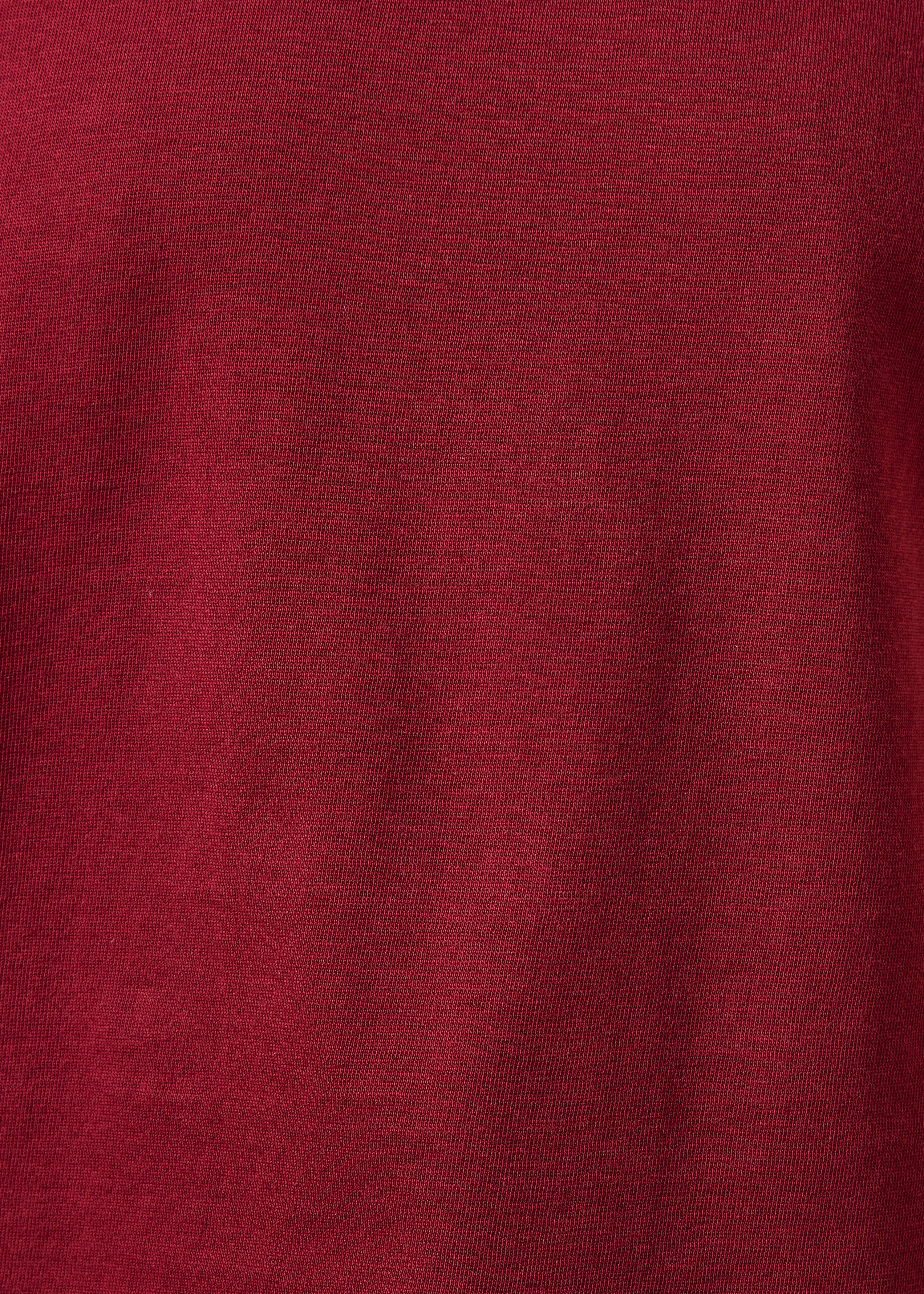 T-shirt bordeaux manches courtes en coton biologique - Image 4
